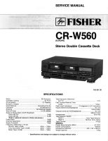 Fisher CRW-560 - Schematic 